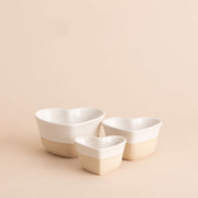MASON CASH Rustic Charm Set of 3 Measuring Cups,  1 cup, 1/2 cup and 1/4 cup - Stoneware - Hospitality Connect