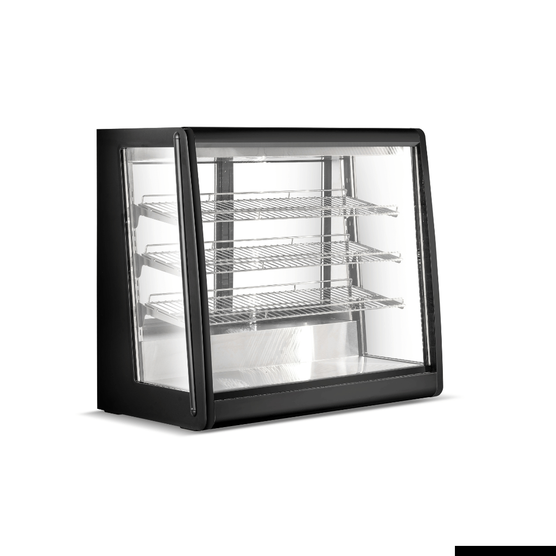 Bonvue CTA-246 chilled angled countertop food display for showcasing cold food items