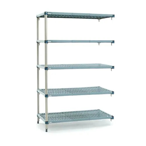 Metro Max Q Add on 18 x 48 - 4 Mat Style Shelves, 2 Posts - Hospitality Connect