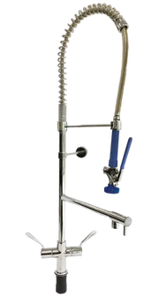 Jetstream Deck Mount Pre Rinse, complete with wall bracket, 256mm swing faucet JET1200D. - Hospitality Connect