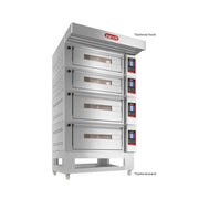 Zanolli Teorema Polis 2/MC26-2/MC18-2 Multi-height Quadtriple Deck Bakery Oven –POM2E06A-2+POM2E04A-2