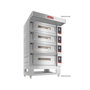Zanolli Teorema Polis 2/MC26-1/MC18-3 Multi-height Quadtriple Deck Bakery Oven – POM2E06A-1+POM2E04A-3