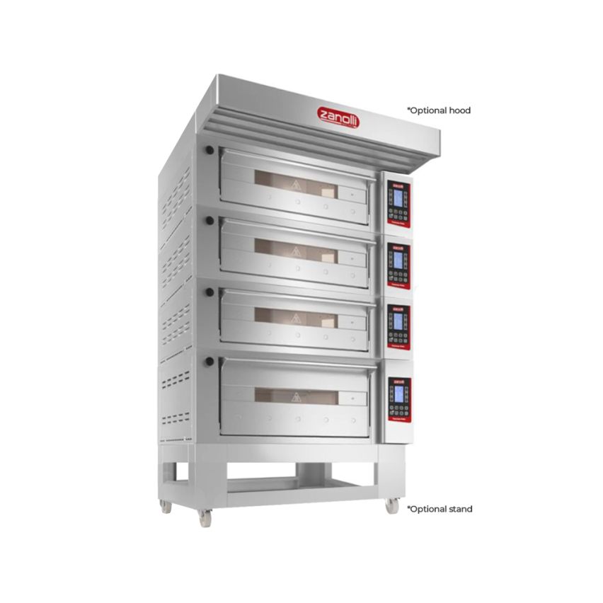 Zanolli Teorema Polis 2/MC26-1/MC18-3 Multi-height Quadtriple Deck Bakery Oven – POM2E06A-1+POM2E04A-3