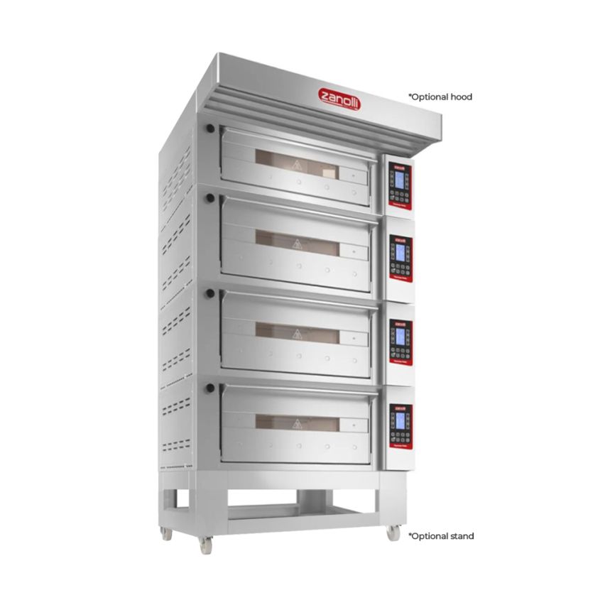Zanolli Teorema Polis 2/MC26-3/MC18-1 Multi-height Quadtriple Deck Bakery Oven – POM2E06A-3+POM2E04A-1