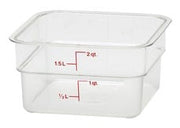 Cambro Camwear Storage Container 1.9L - Clear Box of 6 - Hospitality Connect