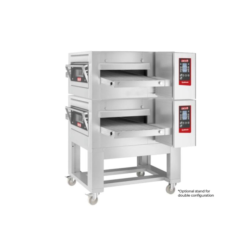 Zanolli Synthesis 08/50E-2 Double Stacked 20 Inch Electric Impingment Conveyor Oven2SV4404C-2