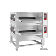 Zanolli Synthesis 12/80E-2 Double Stacked 32 Inch Electric Impingment Conveyor Oven2SV4407B-2