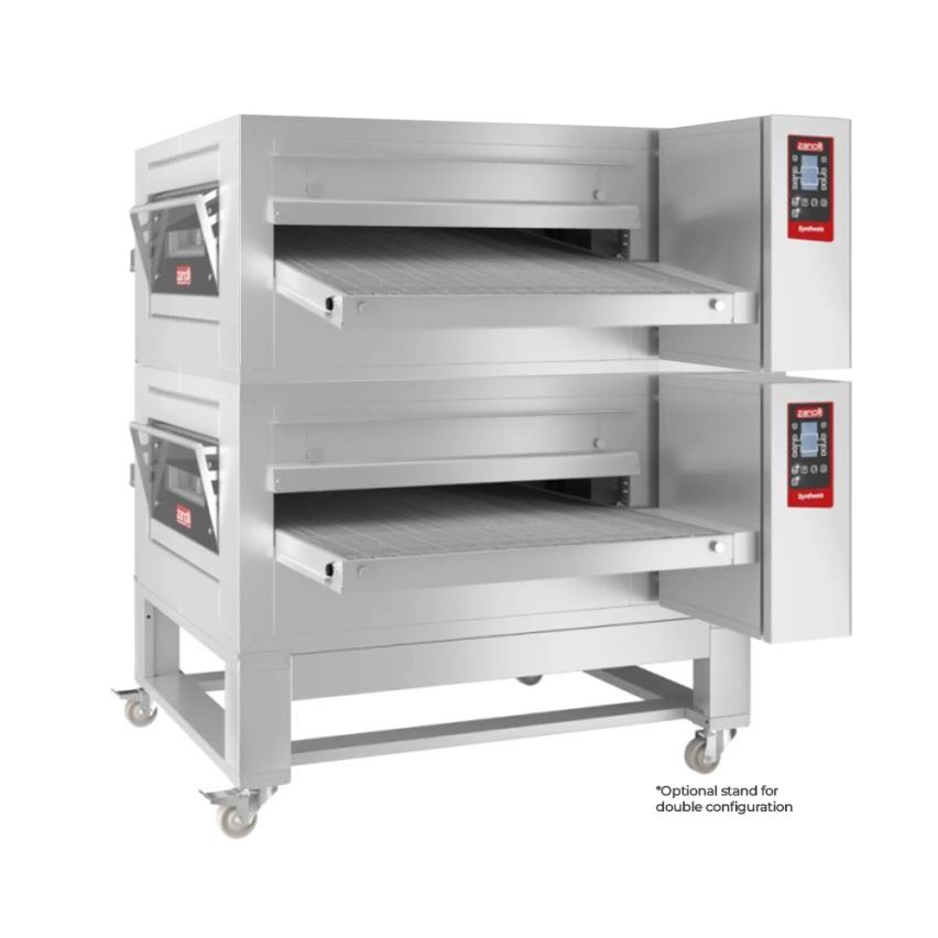 Zanolli Synthesis 12/100E-2 Double Stacked 40 Inch Electric Impingment Conveyor Oven2SV4504C-2