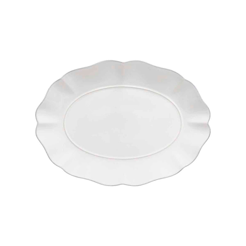 COSTA NOVA ROSA OVAL PLATTER 288x400x42mm WHITE (DAA401-WHI) Box of 6