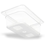 3068107 Carlisle Clear Polycarbonate 1/4 Food Pan 2.7L Capacity 162mm x 264mm x 100mm - Pack of 6 - Pack Price - Hospitality Connect