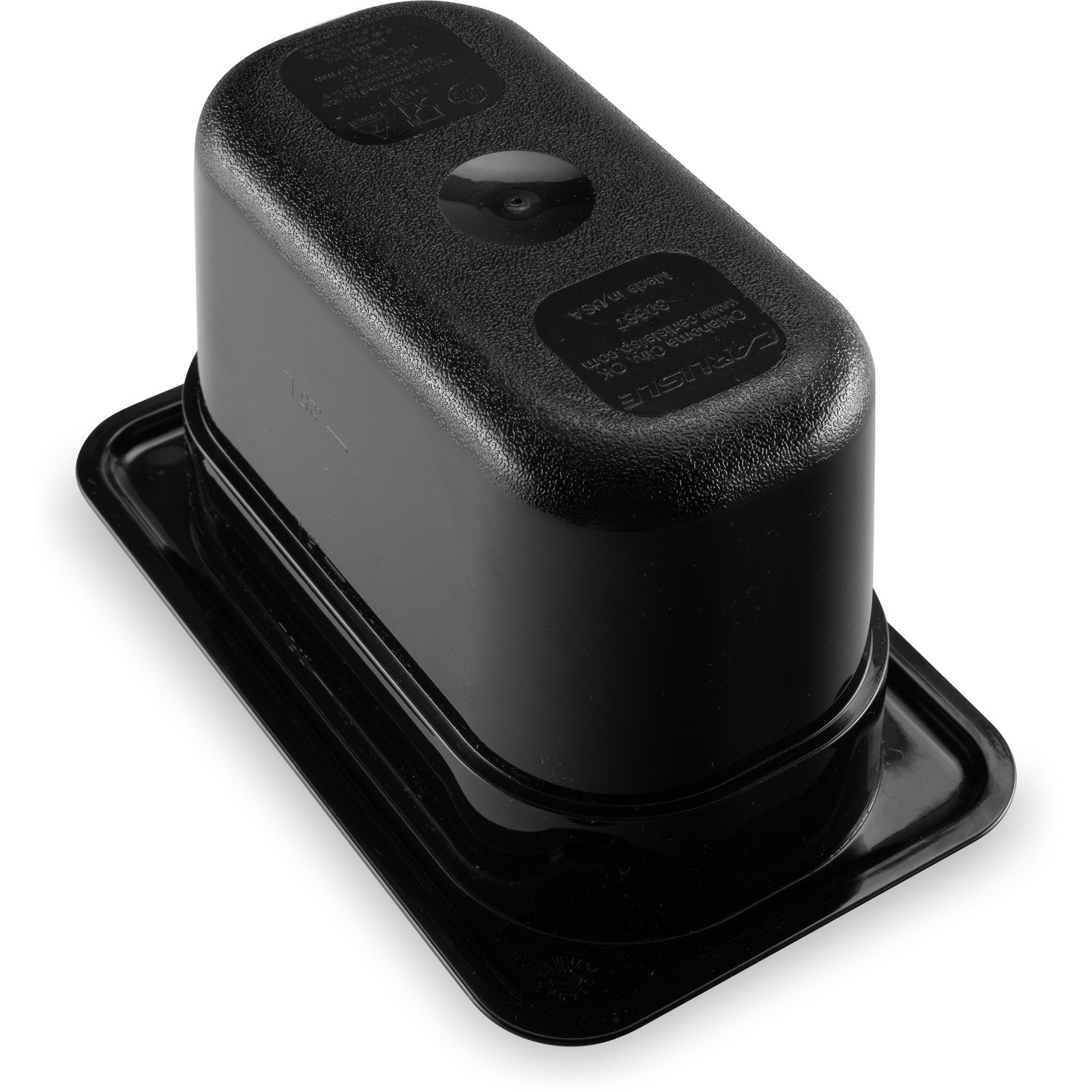 3068703 Carlisle StorPlus Black Polycarbonate 1/9 Food Pan 1.1L Capacity 108mm x 175mm x 100mm - Pack of 6 - Pack Price - Hospitality Connect