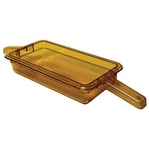30860H13-65mm Carlisle Amber StorPlus High Heat Food Pan Single Handled 1/3 Size, 65mm Deep 176mm x 325mm - 12 per pack - Pack Price - Hospitality Connect