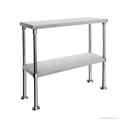 Modular Systems 2 Tier Overshelf for Workbench 1500x400x750mm  WBO2-1500-400 - Hospitality Connect