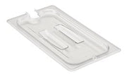 CAMBRO GN 1/3 Cover W/Handle Notch-Clear Box of 6 - Hospitality Connect