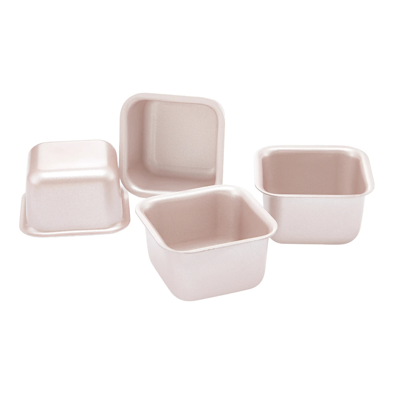 Chefmade Mini Square Cake Mould - 7cm - Set of 4