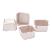 Chefmade Mini Square Cake Mould - 7cm - Set of 4