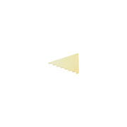 Thermohauser scraper-comb triangle 93x83mm for scraping and combing, with a durable plastic handle and metal blade.