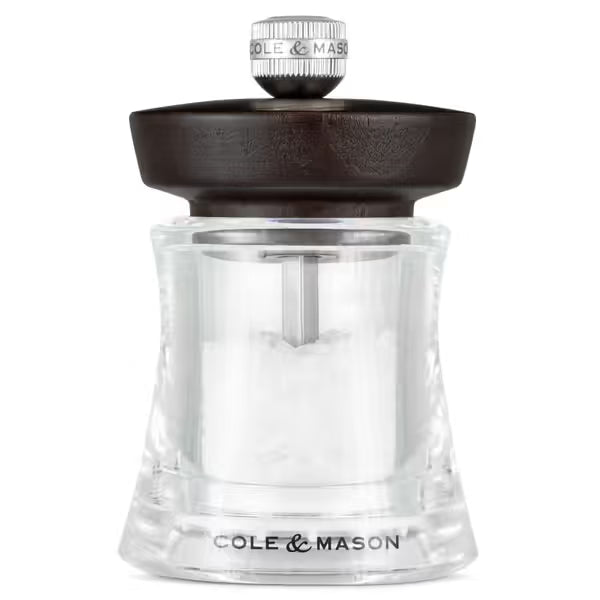 Cole & Mason Holborn 95mm Black Wood Salt Mill - Hospitality Connect