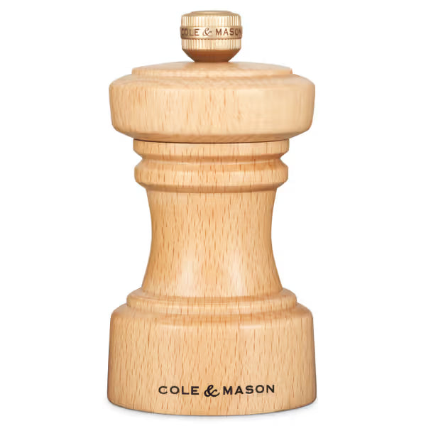 Cole & Mason Hoxton Natural Beech Salt Mill 104mm - Hospitality Connect
