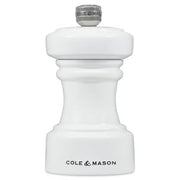 Cole & Mason Hoxton White Gloss Pepper Mill 104mm - Hospitality Connect