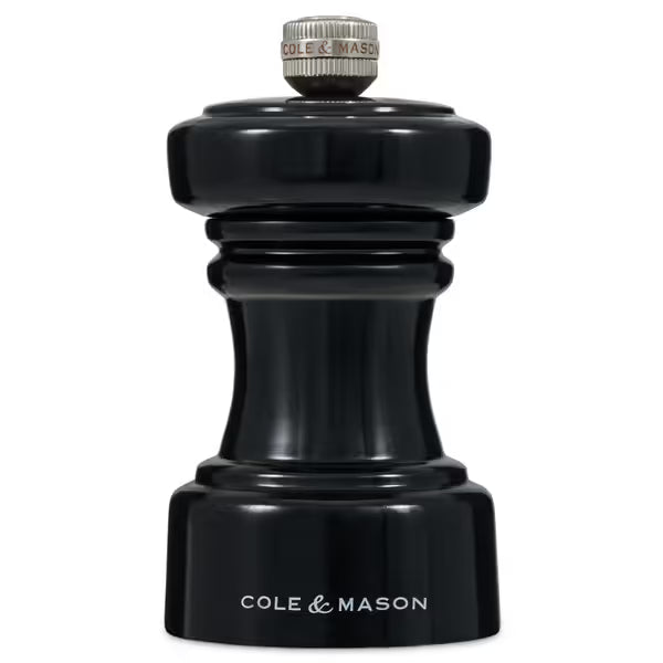 Cole & Mason Hoxton Black Gloss Pepper Mill 104mm - Hospitality Connect