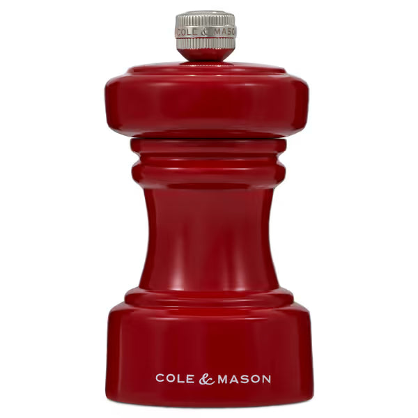 Cole & Mason Hoxton Red Gloss Salt Mill 104mm - Hospitality Connect