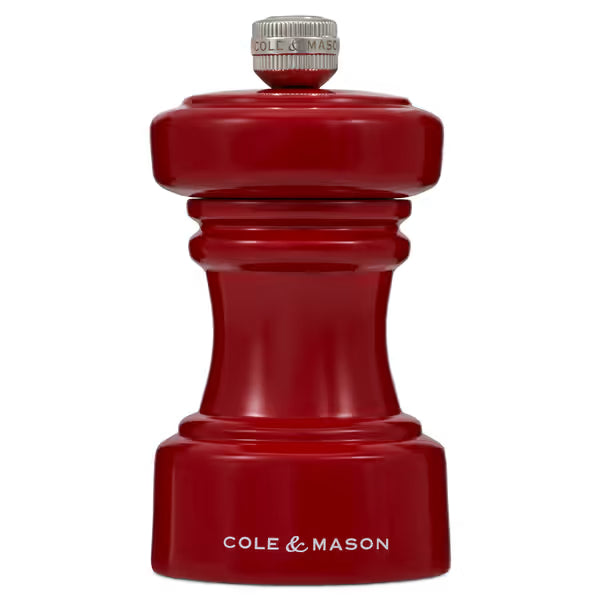 Cole & Mason Hoxton Red Gloss Pepper Mill 104mm - Hospitality Connect