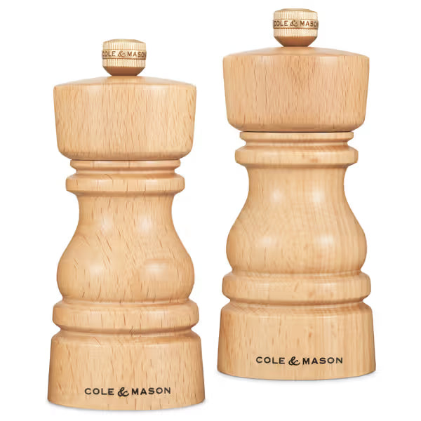 Cole & Mason London Mills Natural Beech Gift Set - 13cm - Hospitality Connect