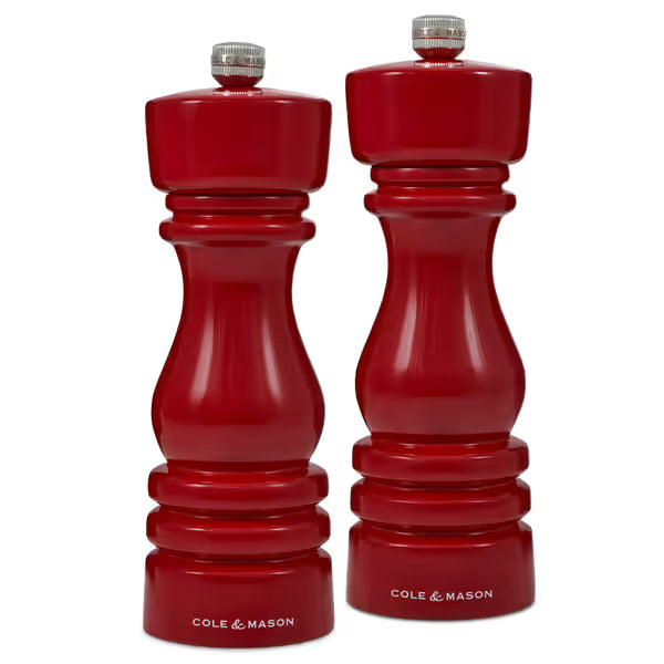 Cole & Mason London Mills Red Gloss Gift Set 18cm - Hospitality Connect