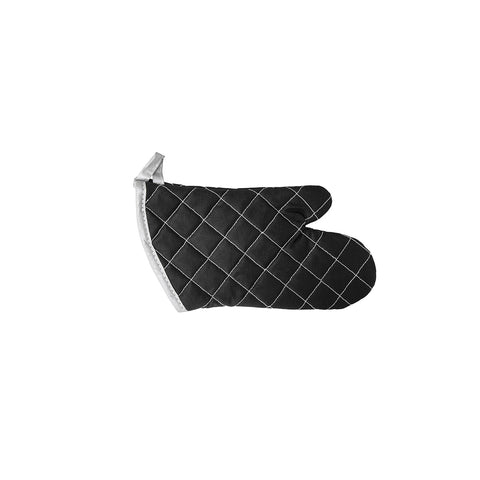 CHEF INOX OVEN MITT FLAME RETARDANT 330mm BLACK - Hospitality Connect