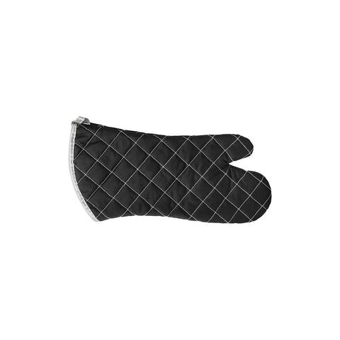 CHEF INOX OVEN MITT FLAME RETARDANT 430mm BLACK - Hospitality Connect