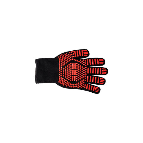 CHEF INOX OVEN GLOVE FLAME RETARDANT TO 250øC PAIR 300mm RED - Hospitality Connect