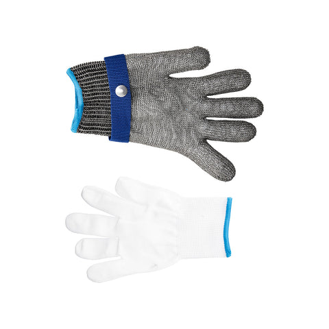 CHEF INOX CHAIN MESH GLOVE WRIST LENGTH 18/10 SIZE XL - Hospitality Connect