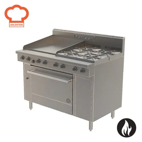 Goldstein 800 SERIES 28” (700 mm) OVEN RANGES Fan Force Gas Oven PF24G428FF - Hospitality Connect