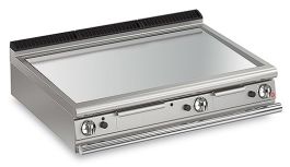 BARON 3 Burner Gas Fry Top With Smooth Chrome Plate And Thermostat Control - Hospitality Connect