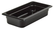 CAMBRO GN 1/3 Food Pan 65mm 2.4L - Black Box of 6 - Hospitality Connect