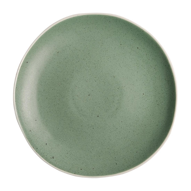 Olympia Chia Green Plate - 270mm 10.6" (Box 6) - Hospitality Connect