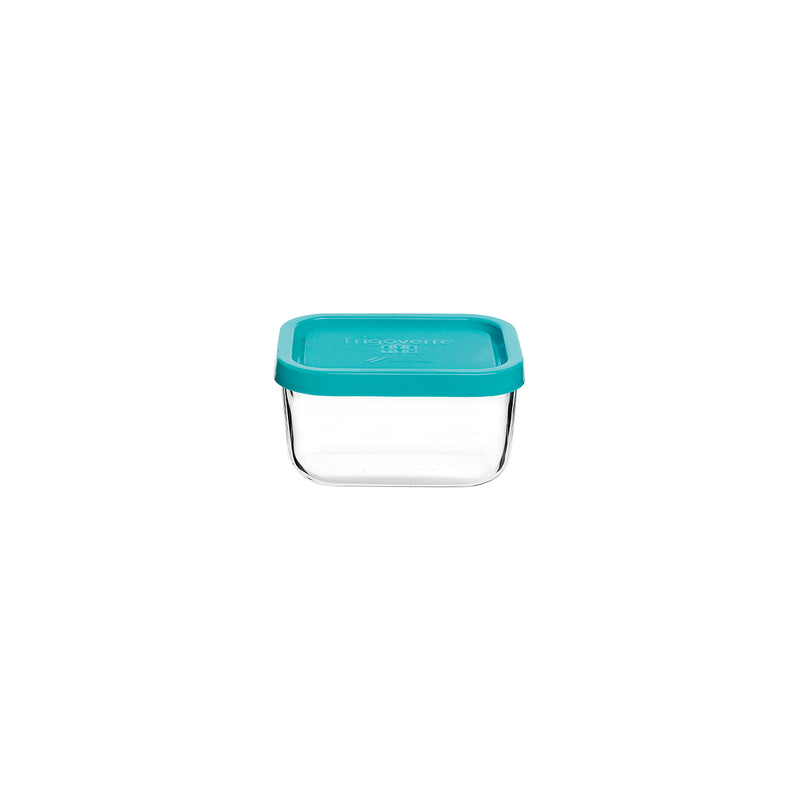 FRIGOVERRE RECT BLUE LID 123x95x66mm, 500ml (3.35170.MA2)