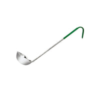 CHEF INOX LADLE S/S 180ml/6oz GREEN HDL - Hospitality Connect
