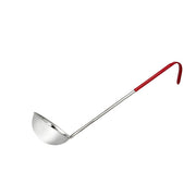 CHEF INOX LADLE S/S 240ml/8oz RED HDL - Hospitality Connect