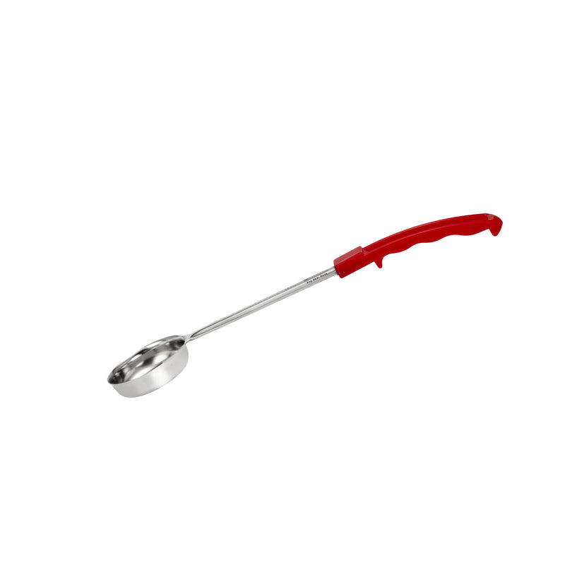 CHEF INOX FOOD PORTIONER SOLID S/S 60ml/2oz RED HDL - Hospitality Connect