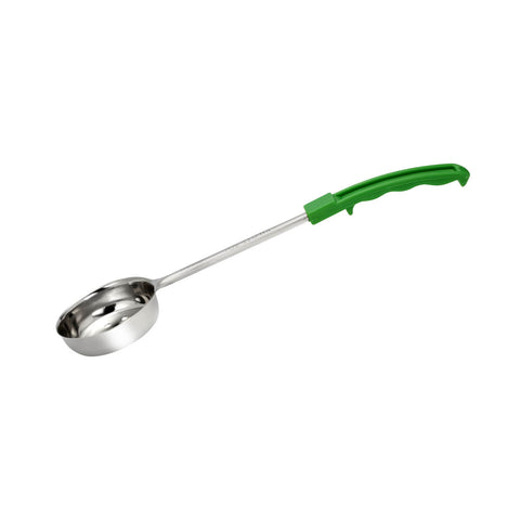 CHEF INOX FOOD PORTIONER SOLID S/S 120ml/4oz GREEN HDL - Hospitality Connect