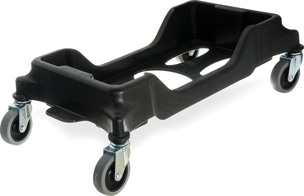 36921003 Carlisle Trimline™ Black Dolly to suit 34202303 & 34201523 - 330mm x 560mm with 76mm castors - Hospitality Connect