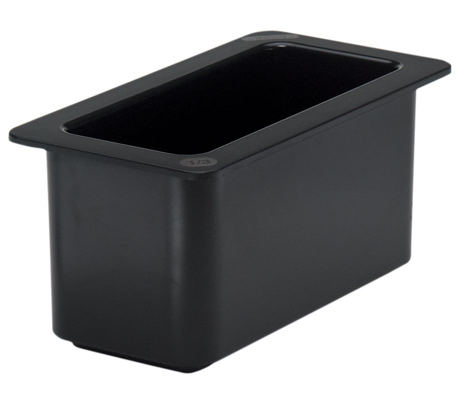 CAMBRO GN 1/3 Food Pan 150mm 5.3L - Black Box of 6 - Hospitality Connect