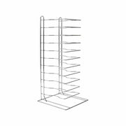 KH AMORE HEAVY DUTY PIZZA STAND 11 SLOT CHROME STEEL