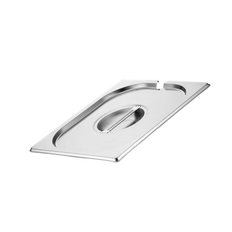 KitchenKnock GASTRONORME PAN - S/S - 1/9 - Notched Lid 389532 - Hospitality Connect