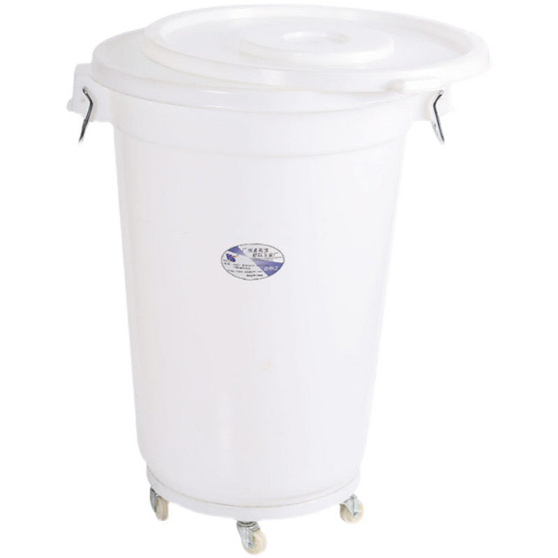 KitchenKnock Plastic Bin Lid - food Grade White - PE - Dolly - 150L - 0090 393419 - Hospitality Connect