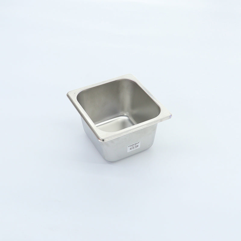KitchenKnock Gastronorme Pan - S/S - 1/6 Size - 100mm 393541 - Hospitality Connect
