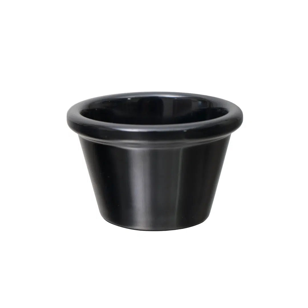 KH RAMEKIN 50ML BLACK 63MM DIAMETER MELAMINE