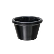 KH RAMEKIN 80ML BLACK 78MM DIAMETER MELAMINE